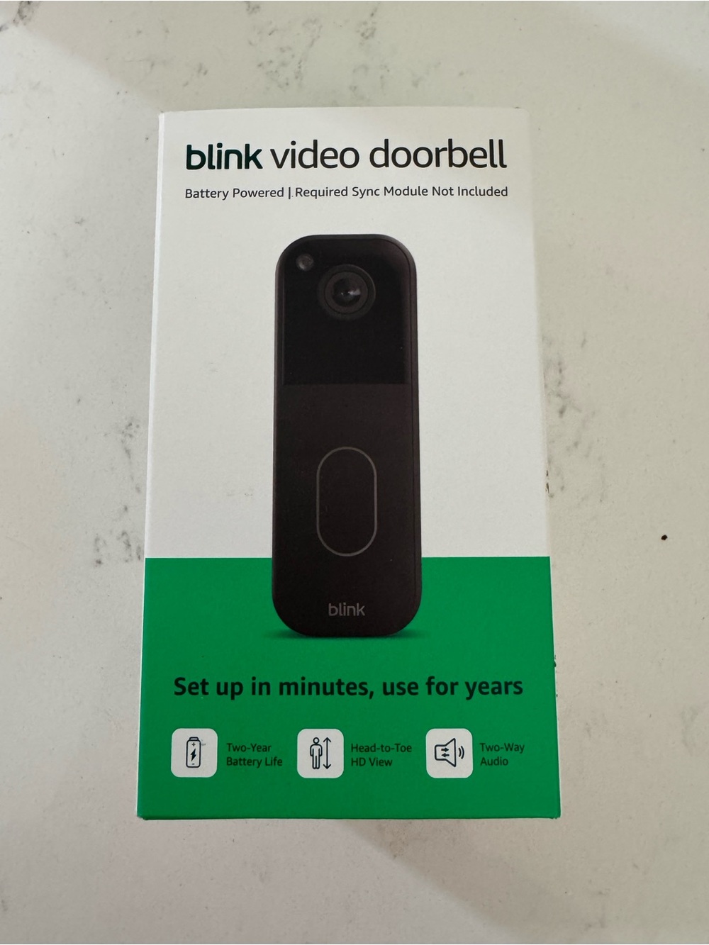 Blink Video Doorbell Black